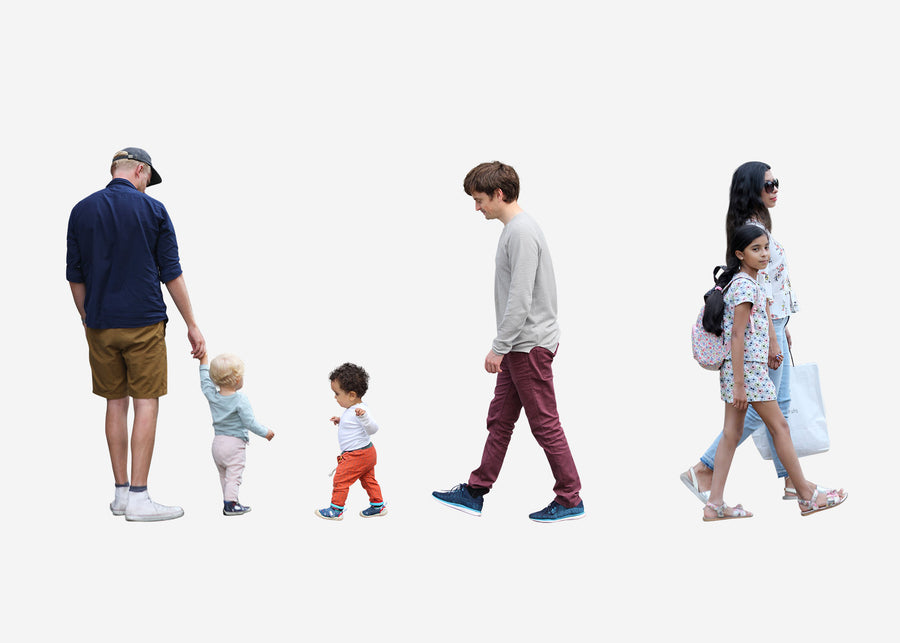 Cutout People Package - Family